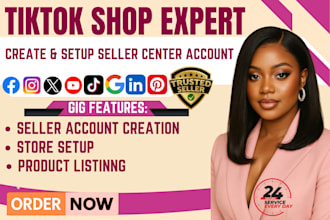 create and set up your tiktok shop seller center account professionally