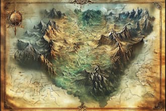 make fantasy map design map illustration dnd fantasy map