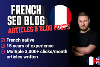 write french SEO content that rank on google