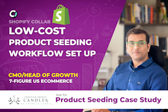 set up low cost low effort product seeding with shopify collab