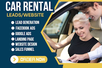 generate targeted car rental leads and car dealership sales with facebook ads