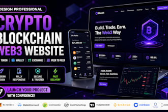 design crypto currency token b2b wallet exchange peer to peer blockchain website