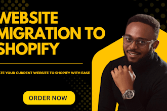 migrate wordpress, wix or woocommerce website to shopify, shopify migration pro