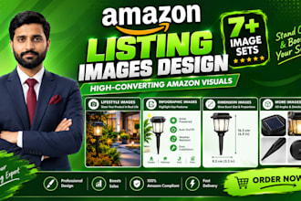 design amazon listing images and infographic design