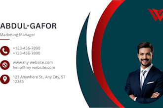design double sided luxury business card
