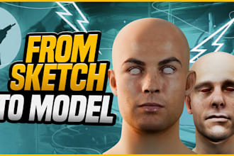 create custom 3d character models for games and animations