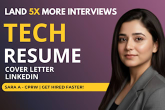 deliver professional resume writing service for IT and cybersecurity