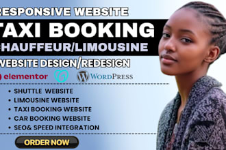 limousine website chauffeur website taxi booking website shuttle taxi booking