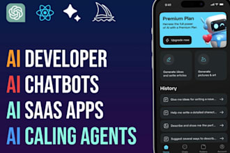 develop ai chatbots, ai agents, ai websites, llm, custom gpt apps