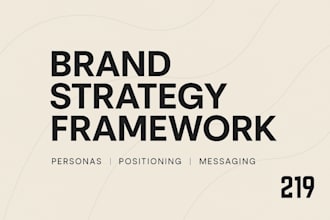 create a brand positioning and messaging framework for your business