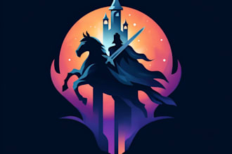 design an fantasy game logo