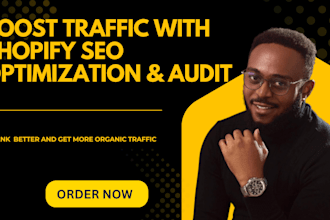 do shopify store audit, product SEO and conversion optimization shopify expert