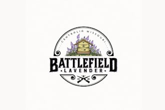 design excellent extraordinary logo for battlefield lavender