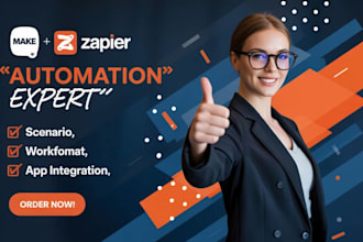 setup make automation database work zapier automation make com api integration