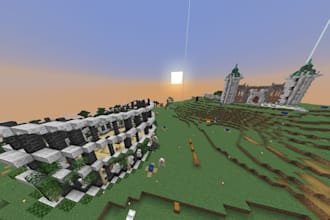 we build whatever you want on minecraft