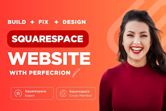 build and fixed squarespace website professionaly