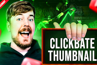 design the best youtube thumbnail fast