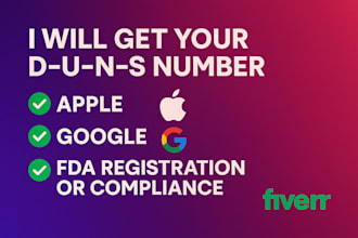 get your d u n s number for apple, google, or fda form  bradstreet