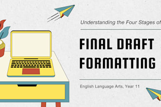 professionally format your script screenplay and final draft, industry standard