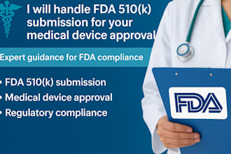 handle fda 510k submission for your medical device approval