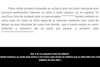 leitora beta completa para todos os generos