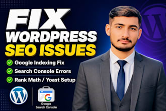 fix wordpress SEO issues, indexing errors, and search console bugs