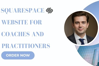 design a professional squarespace website for coaches and practitioners