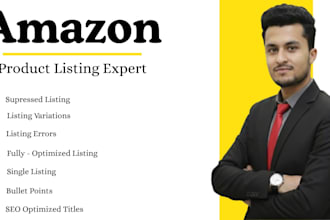 be amazon product listing , listing variation fully optimized listing specialist