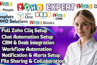 setup zoho cliq team communication chat automation desk integration zoho CRM