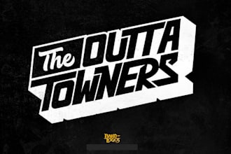design a twisted horror themed metal logo