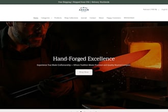 create and customize a professional shopify store