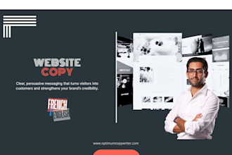 write website content as your copywriter