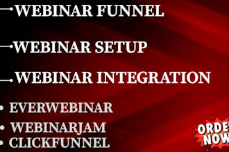 setup webinar funnel automation, webinar funnel with webinarjam, easywebinar