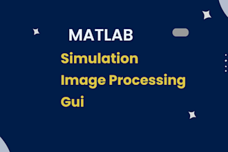 do matlab programming, image processing projects, simulink