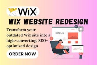 revamp wix website and design wix website that boosts sales and engages visitors