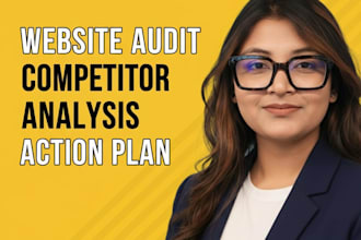 perform a detailed SEO action plan website audit competitor analysis