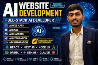 ai website development by full stack ai software developer with ai integration