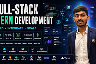 develop custom mern stack web applications with react node mongodb nextjs saas