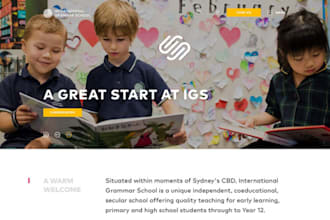 design squarespace vocational school website bartending school trade school site