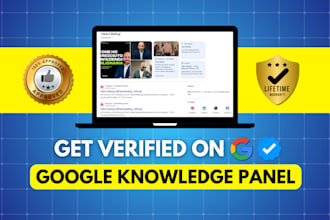 create verified google knowledge panel or knowledge graph