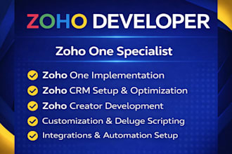 do zoho CRM customization and API integration with shopify, wordpress, etc