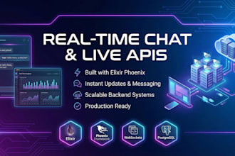 build real time chat systems and live apis