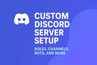 create a fully customized discord server