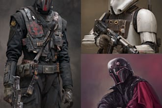 design your sci fi and star wars character