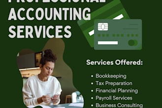 do accounting, bookkeeping, financial statements and tax