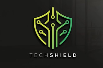 do technology cyber security tech IT company logo with unlimited revisions