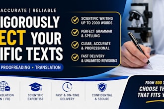 rigorously correct your scientific texts