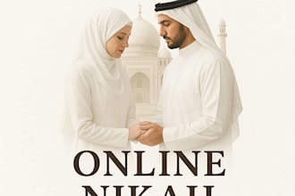 conduct your  nikah  as a certified and experienced islamic