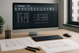 develop custom autocad plugin in net for automate drafting and design