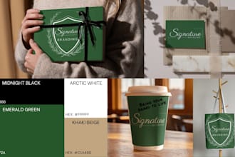 design a brand guideline in any style for your business